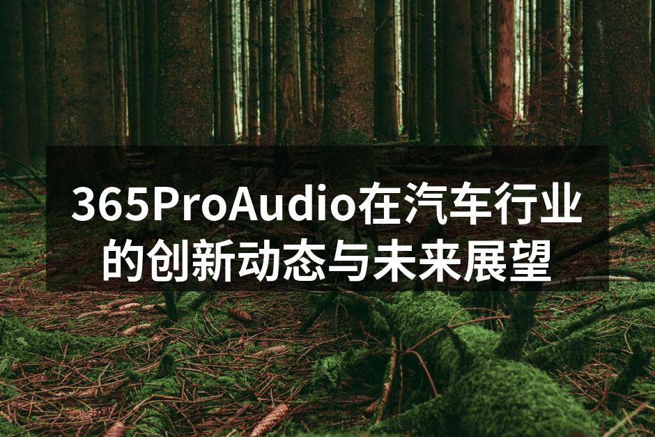 365ProAudio创新音响系统展示